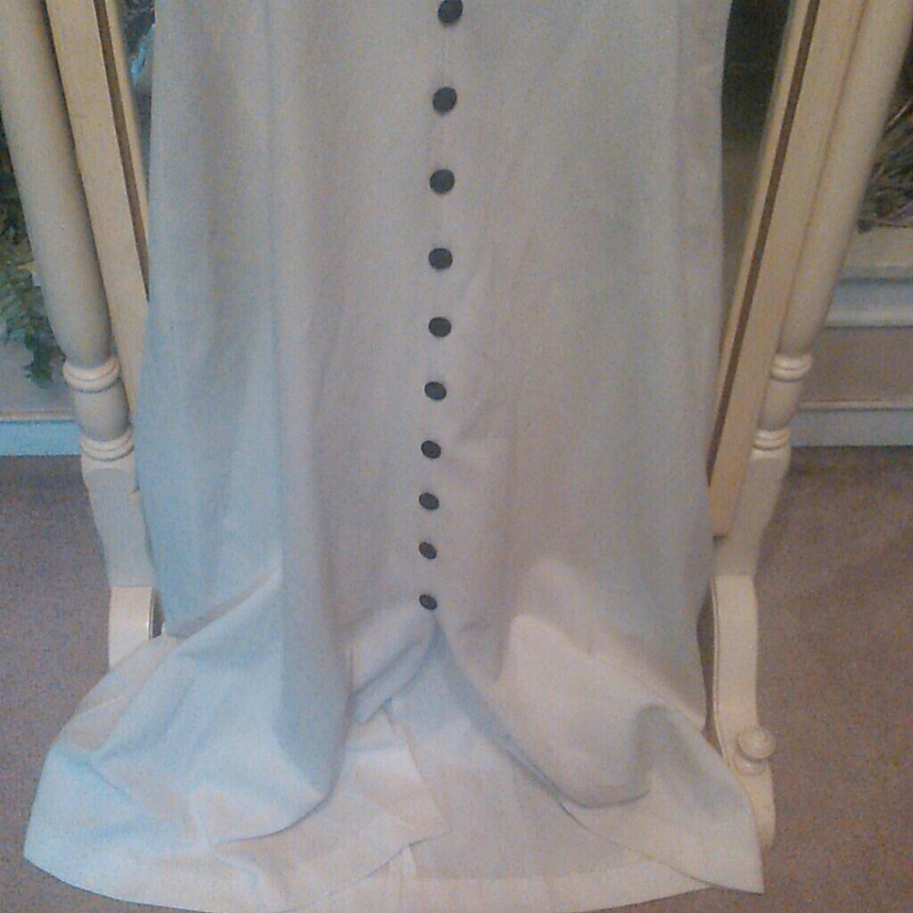 Vintage ILGWU Black velvet Sz S evening dress - Picture 2 of 4